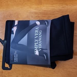 Vera Wang Black Fleece Lined High Waist Leggings size Medium